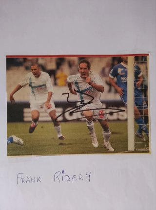 Autógrafo Original de Franck Ribéry