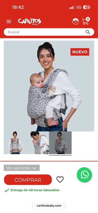 Mochila Portabebés Love & Carry One