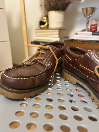 Nauticos de piel marrones