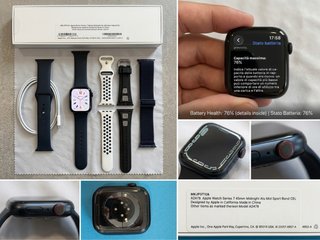 Apple Watch Series 7 45mm GPS + Cellular Nero