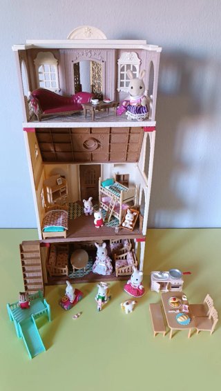 Casas Sylvanian Families conejos y accesorios