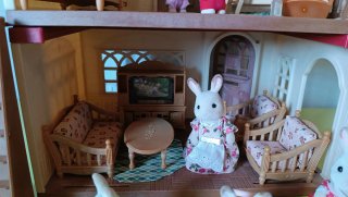 Casas Sylvanian Families conejos y accesorios