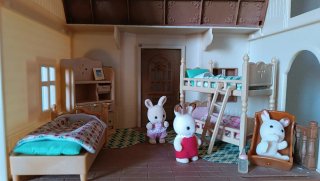 Casas Sylvanian Families conejos y accesorios