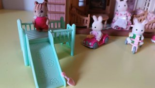Casas Sylvanian Families conejos y accesorios