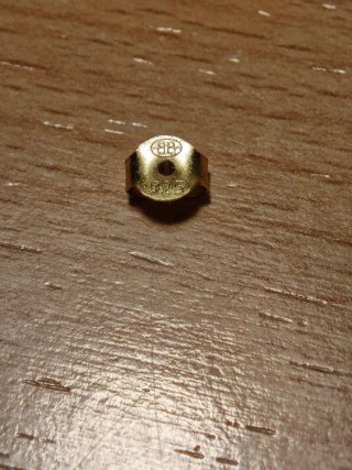 Pendientes Oro 9k Plata Circonita Roja