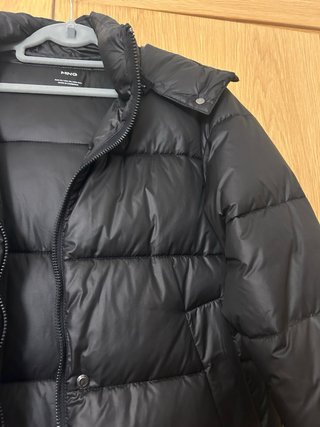 Anorak acolchado Mango negro