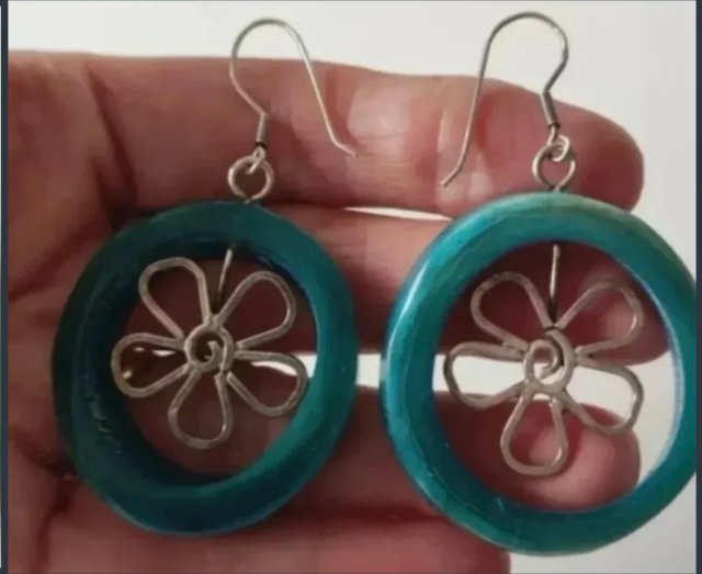 Pendientes plata de ley y piedras