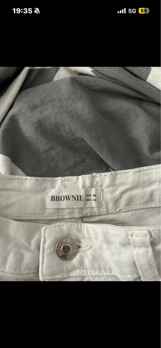 Pantalón Corto Blanco Brownie