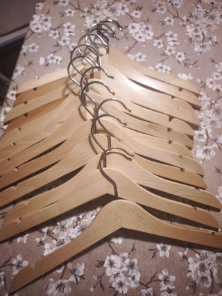 Lote 12 Perchas Madera Infantiles Ikea