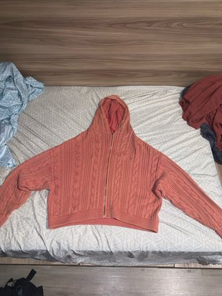 Chaqueta Rosa con Capucha