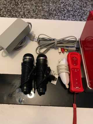 Nintendo Wii Roja + Juegos