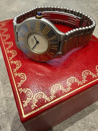 Cartier 21 Must de Cartier Acero y Oro