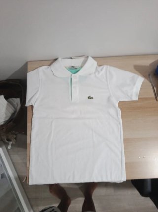 Camiseta Lacoste Blanca Talla S