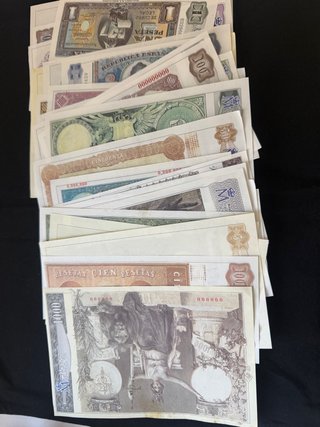 Lote 27 Billetes Facsímil España FNMT