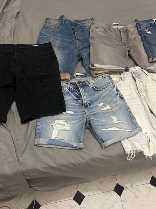 Lote 7 Pantalones Cortos Hombre Talla L