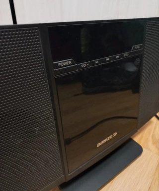 Equipo de música Avenzo negro