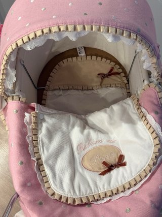 Carrito para Bebé Reborn Rosa