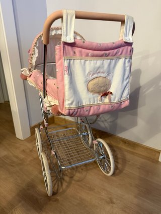 Carrito para Bebé Reborn Rosa