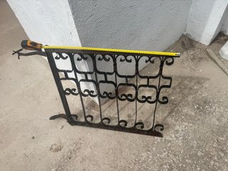 Barandilla de Hierro Forjado 68 cm x 60 cm