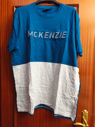 Camiseta McKenzie Azul y Gris