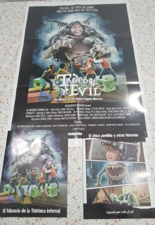 2 Libros Aventuras y Poster Tales of Evil