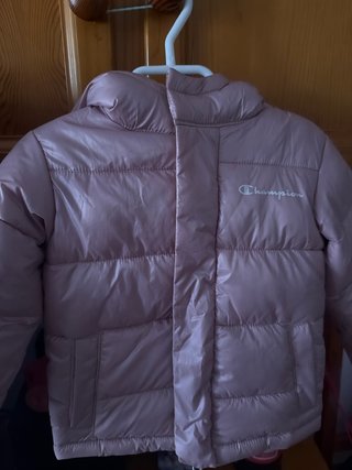 Chaqueta rosa Champion acolchada