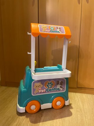 Carrito veterinario de juguete