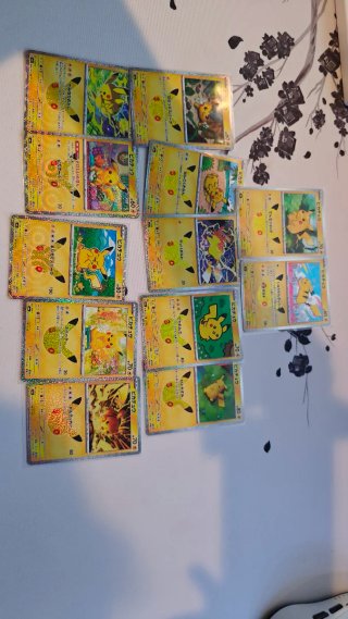 12 Cartas Pokémon Pikachu 30 Aniversario 🇯🇵