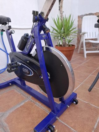 Bicicleta de Spinning Azul