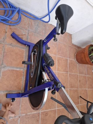 Bicicleta de Spinning Azul