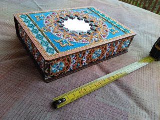 Caja Decorativa de Sobremesa con Espejo