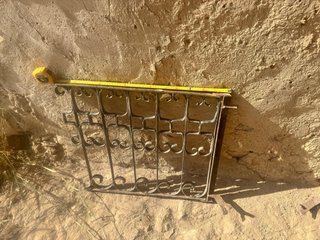 Reja de hierro forjado 60 cm