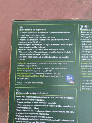 Casco forestal de seguridad Parkside