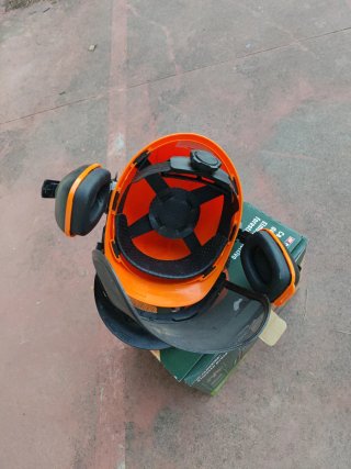 Casco forestal de seguridad Parkside