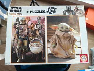 2 Puzzles Star Wars Mandalorian 500 piezas
