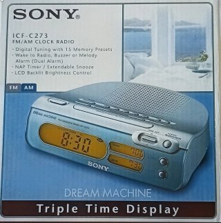 Radio Despertador Sony Dream Machine ICF-C273