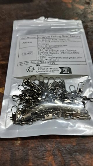 Mosquetones para la pesca