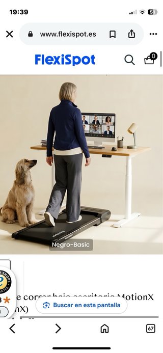 Cinta de andar bajo escritorio FlexiSpot MotionX