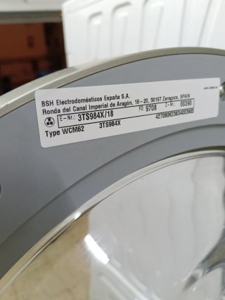Lavadora Balay 8 kg Acero Inoxidable