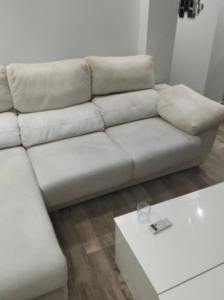 Sofá Charlotte Beige/Blanco
