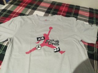 Camiseta Jordan Air Flight 23 Gris talla 13-15 año
