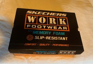 Zapatillas Skechers Negras Trabajo Antideslizantes