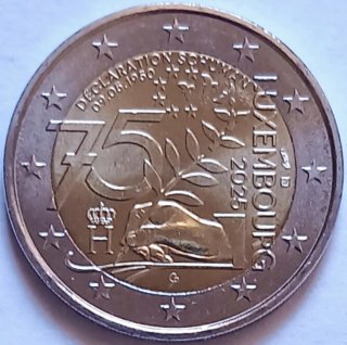 2 Euros conmemorativos Luxemburgo 2025