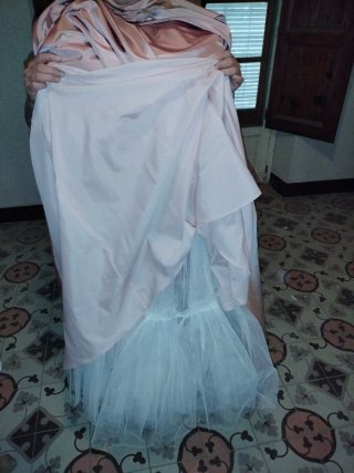 Vestido de fiesta rosa