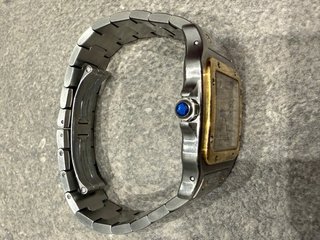 Cartier Santos Galbée Acero y Oro