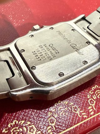 Cartier Santos Galbée Acero y Oro