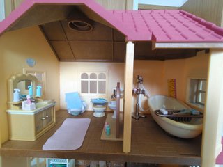Mansión Sylvanian Families amueblada