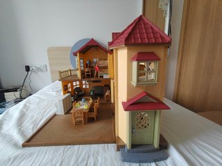 Mansión Sylvanian Families amueblada