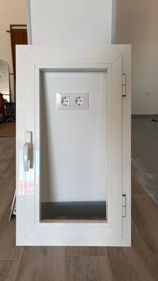 Ventana de Aluminio Blanca