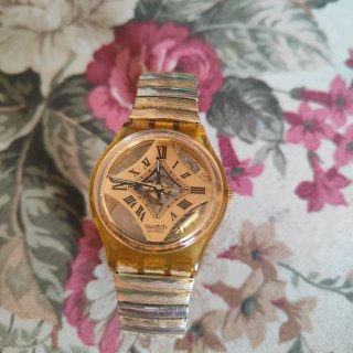 Swatch Gent Flex GK160/GK16 Reloj Dorado